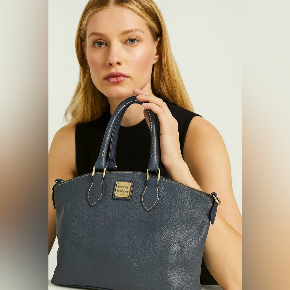 Dooney & Bourke  Satchel Blue - Picture 6 of 8
